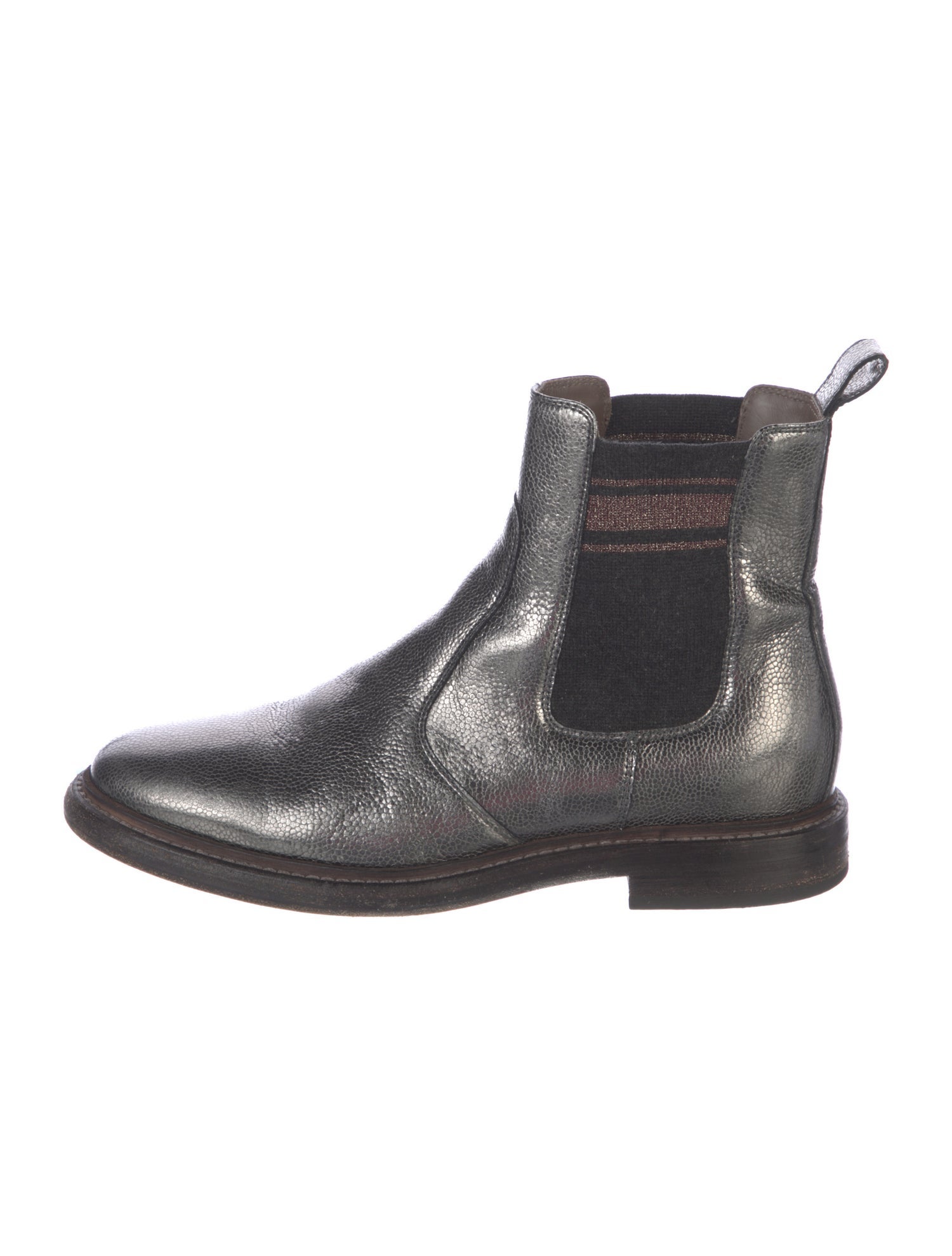 Brunello Cucinelli Leather Chelsea Boots