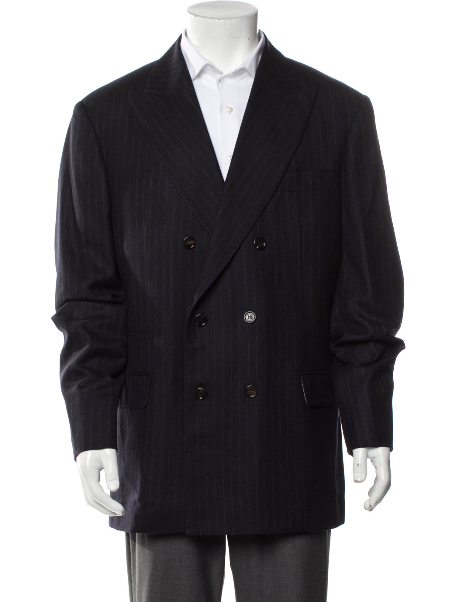 Brunello Cucinelli Cashmere Striped Sport Coat