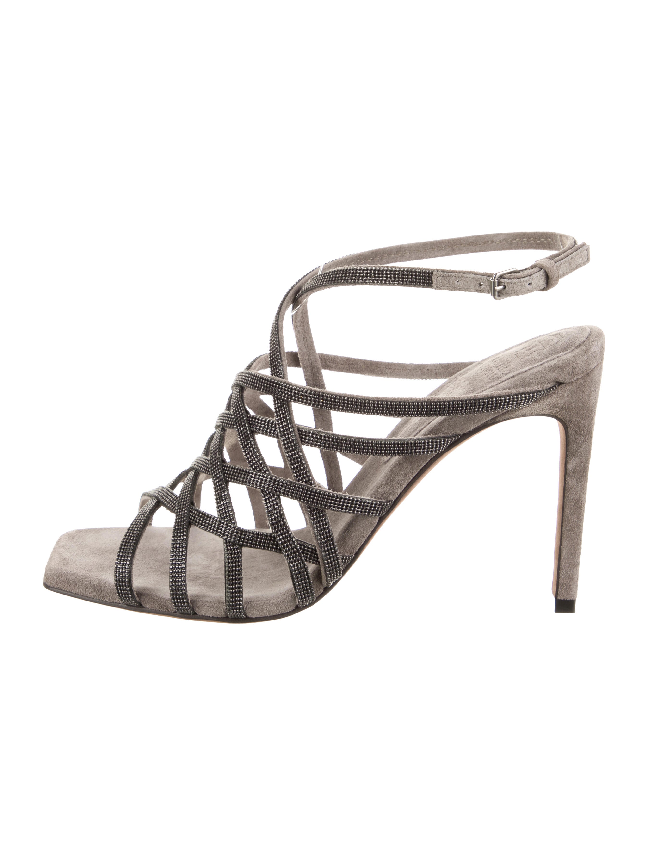 Brunello Cucinelli Suede Sandals