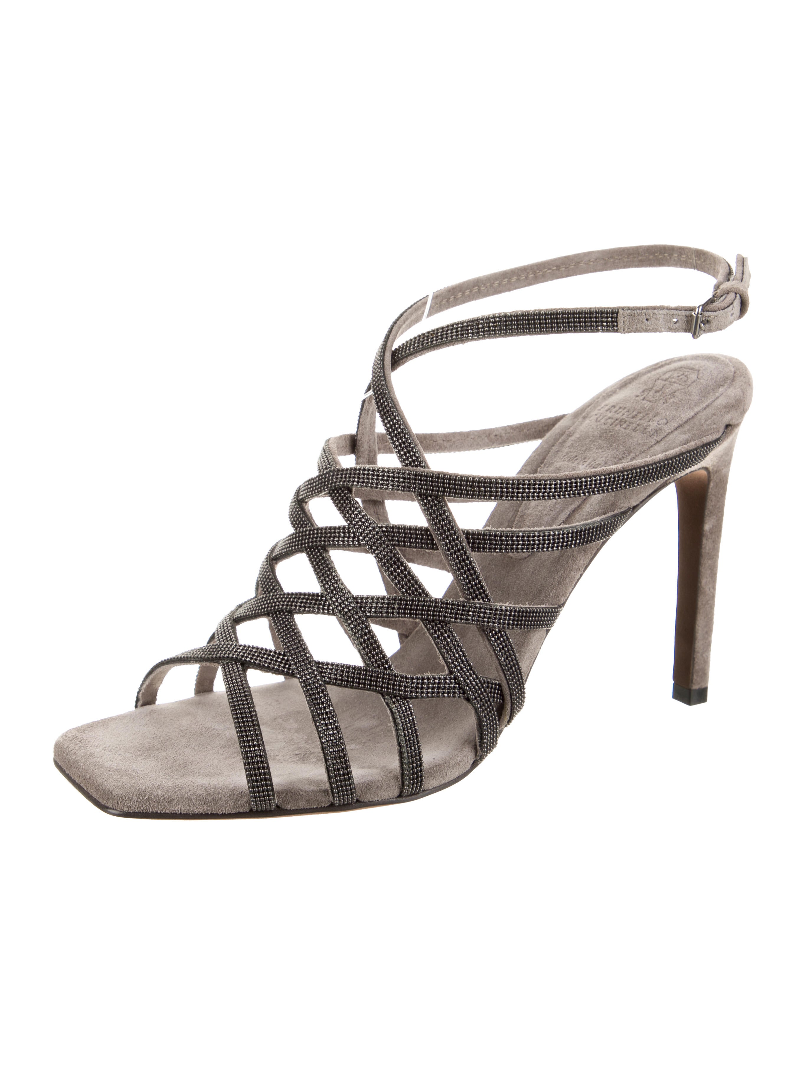 Brunello Cucinelli Suede Sandals