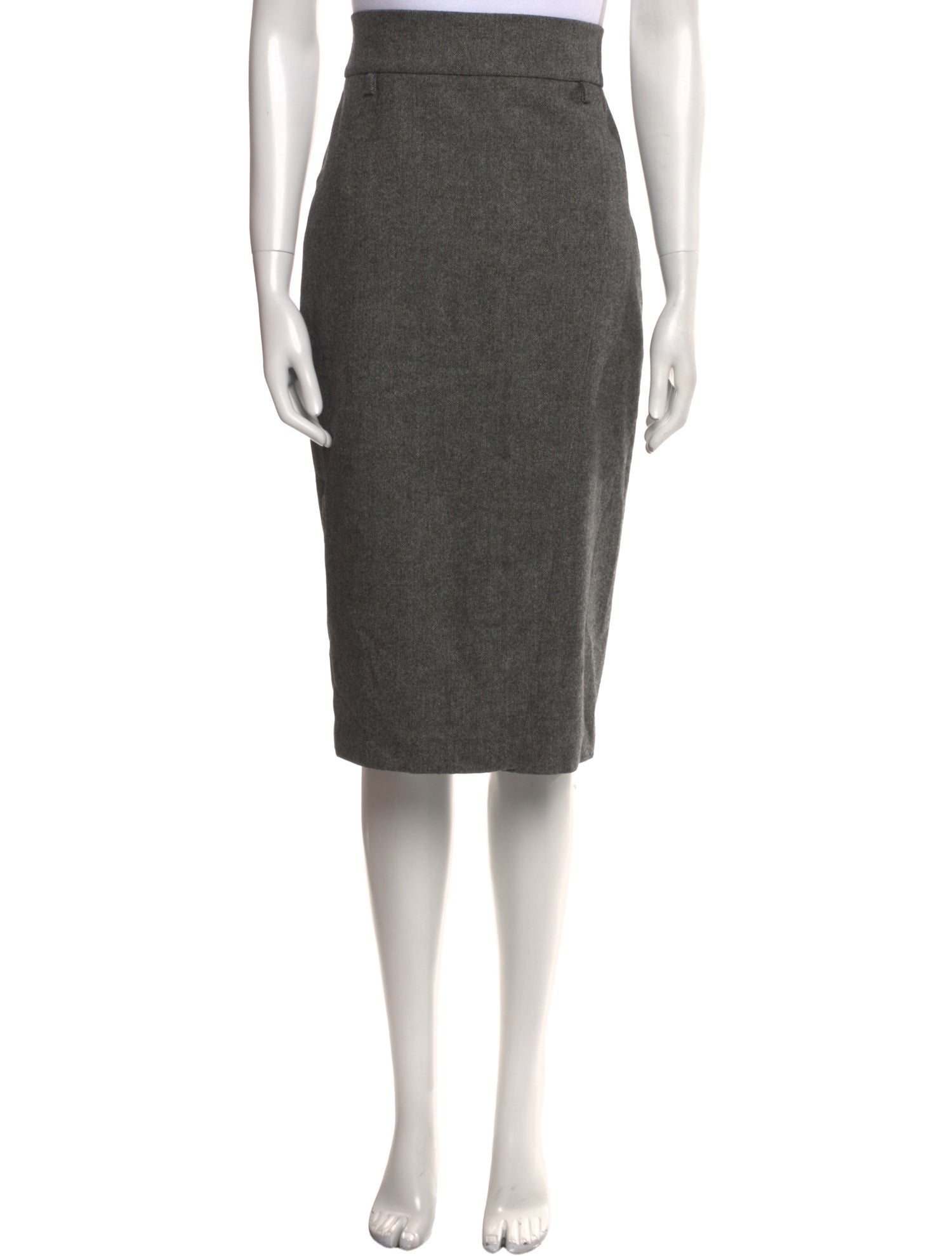 Brunello Cucinelli Virgin Wool Knee-Length Skirt