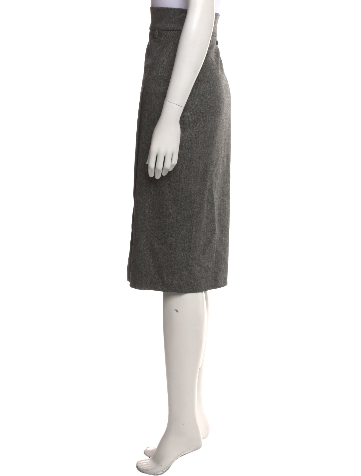Brunello Cucinelli Virgin Wool Knee-Length Skirt