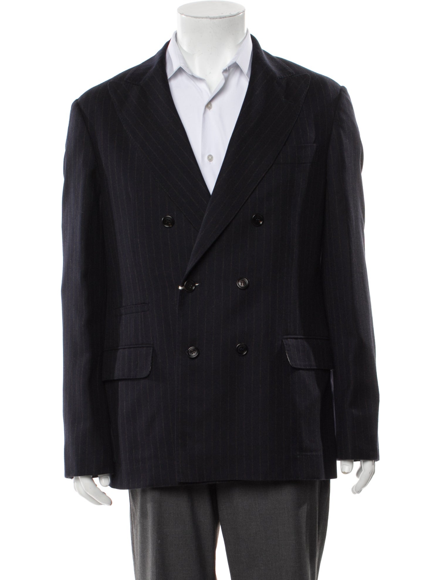 Brunello Cucinelli Cashmere Striped Sport Coat