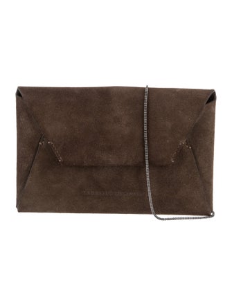 Brunello Cucinelli Suede Clutch