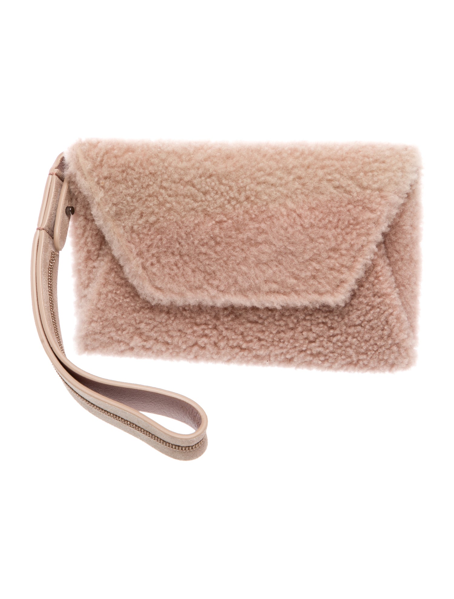 Brunello Cucinelli Shearling Clutch