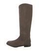 Brunello Cucinelli Suede Riding Boots