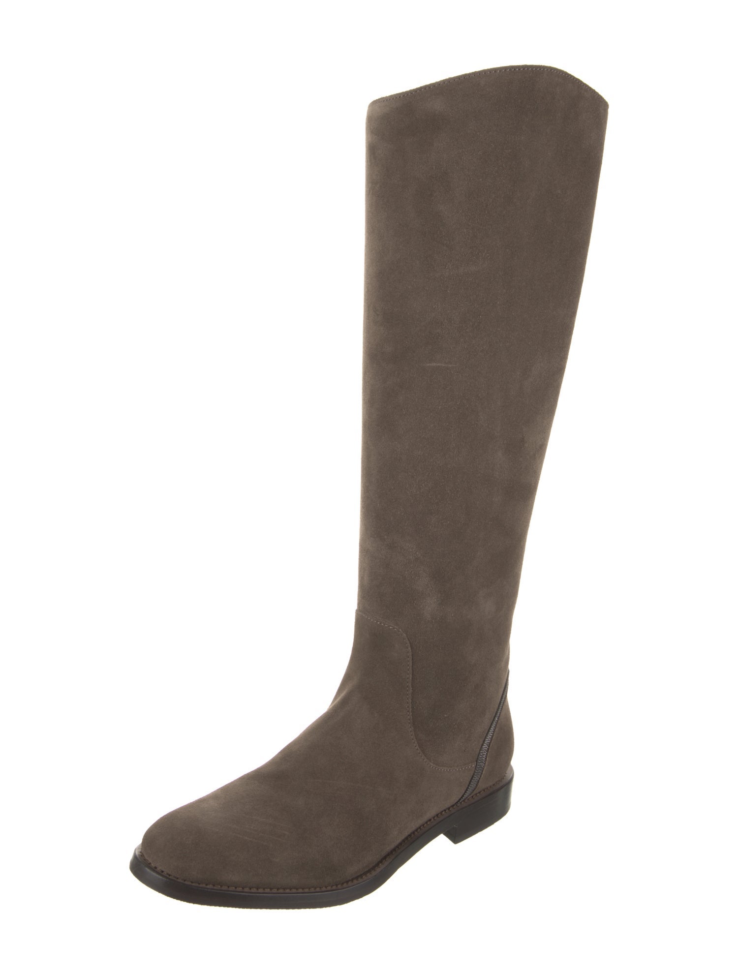 Brunello Cucinelli Suede Riding Boots