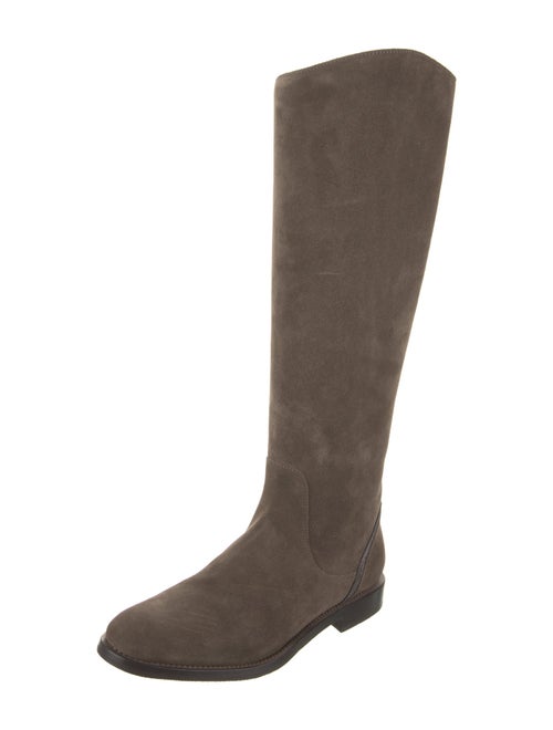 Brunello Cucinelli Suede Riding Boots