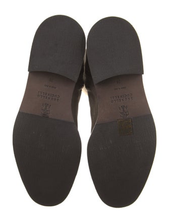 Brunello Cucinelli Suede Riding Boots