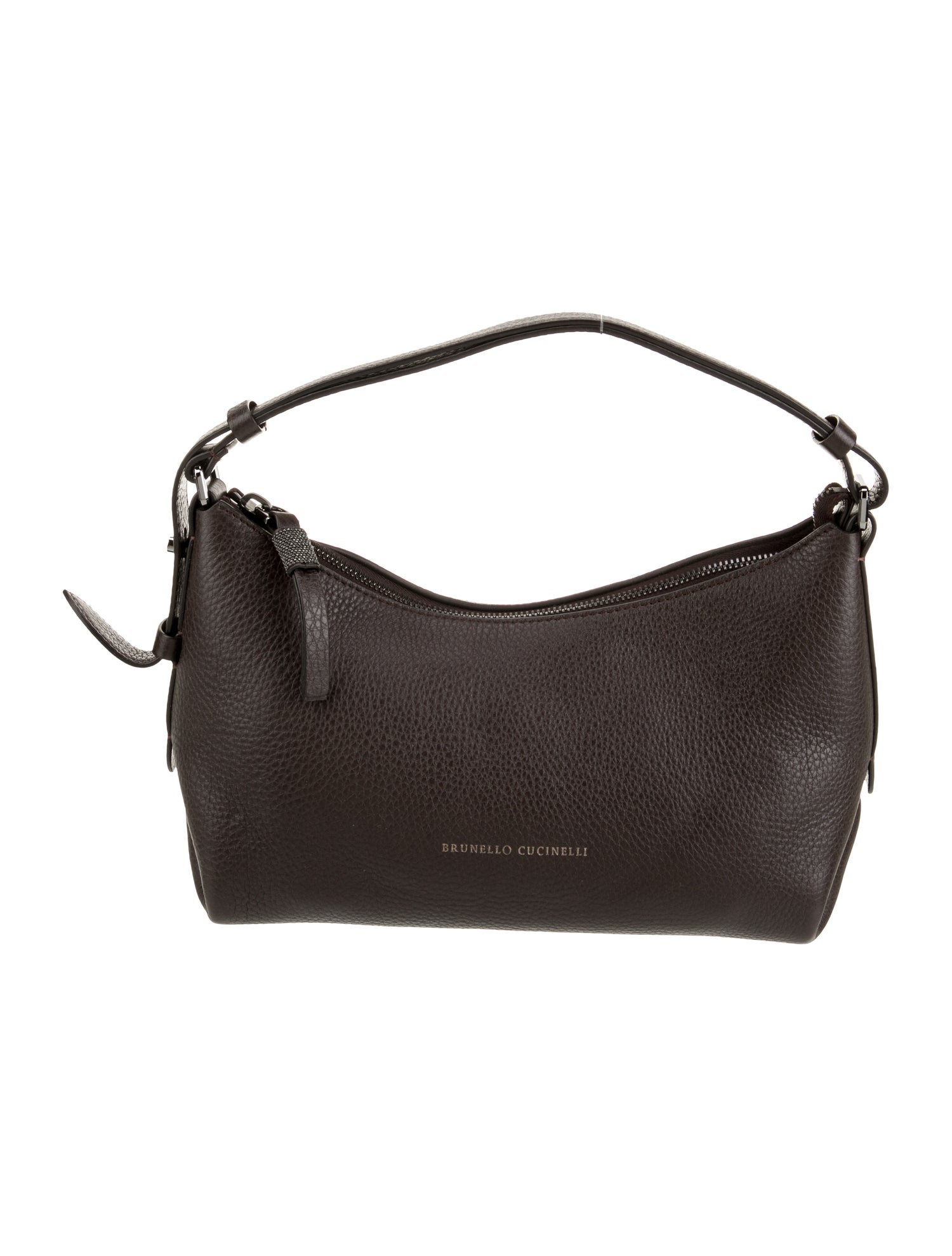 Brunello Cucinelli Leather Top Handle Bag