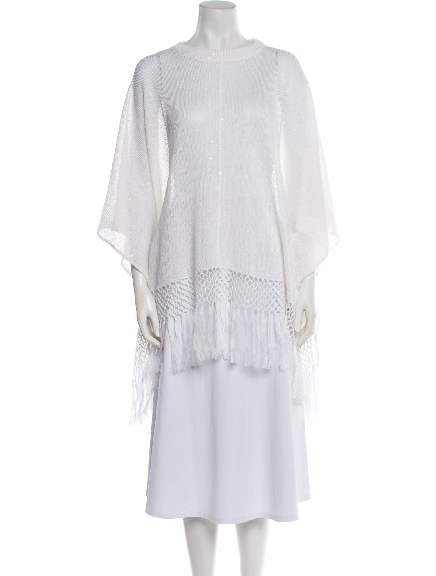 Brunello Cucinelli Linen Bateau Neckline Sweater w/ Tags