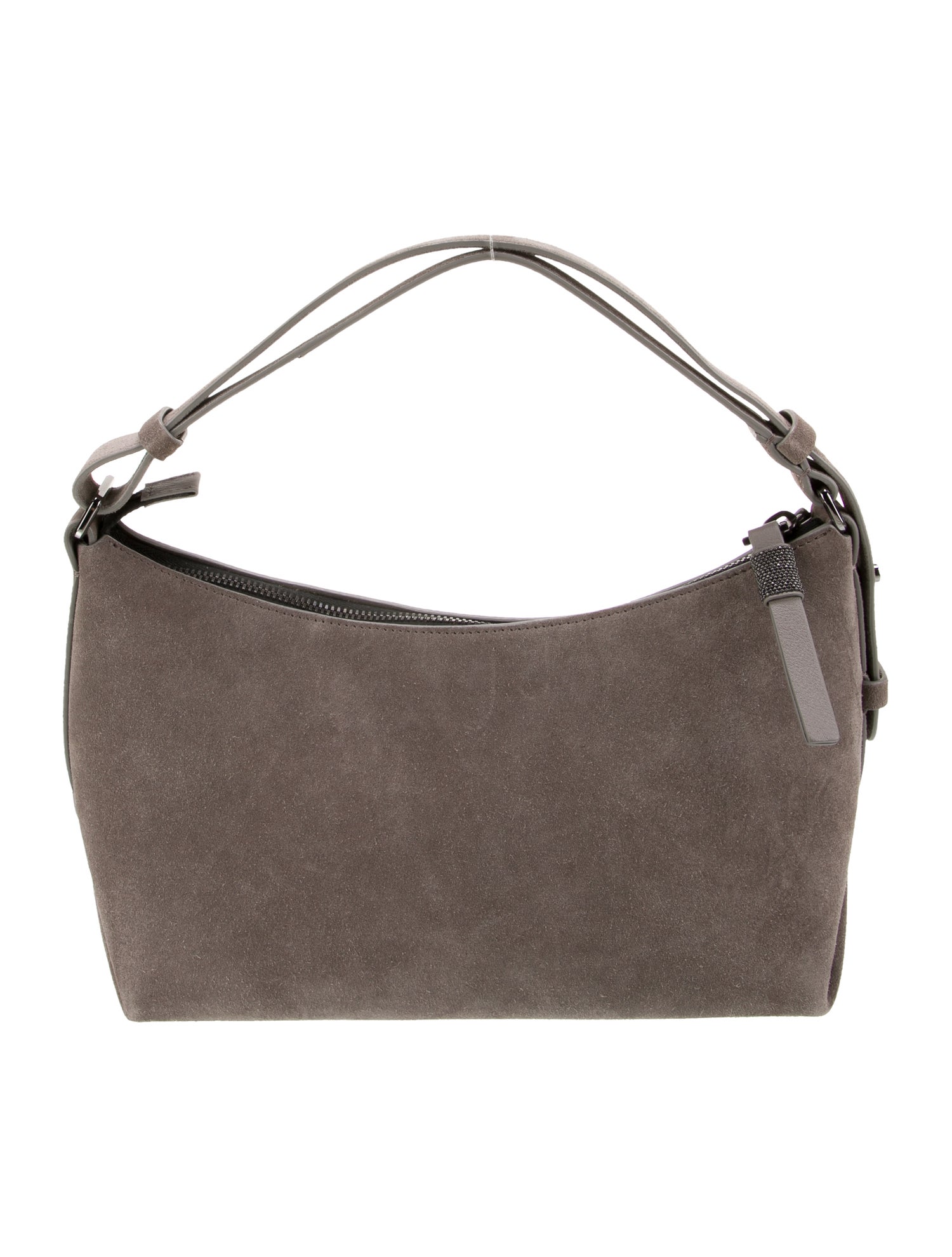 Brunello Cucinelli Suede Top Handle Bag