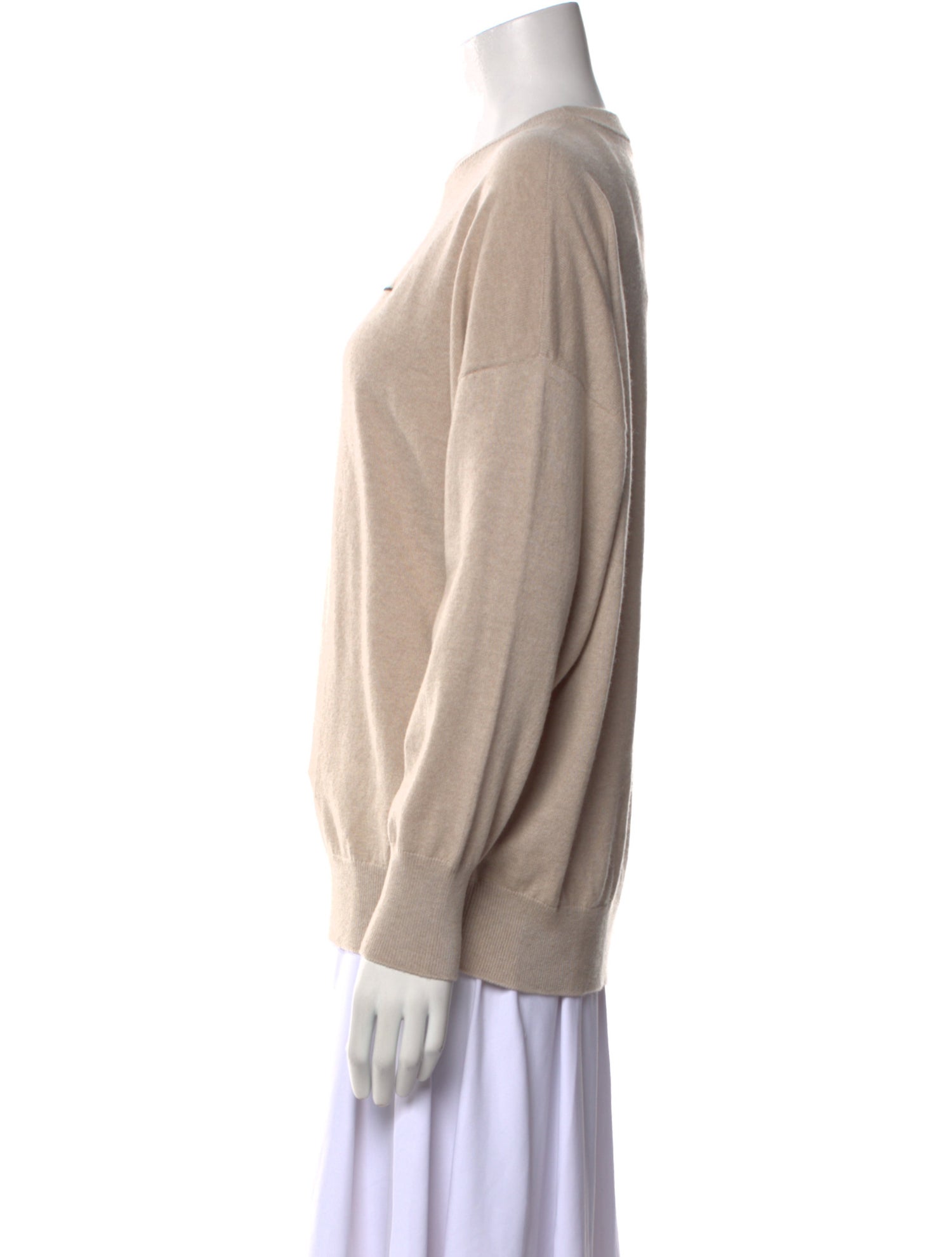 Brunello Cucinelli Cashmere Graphic Print Sweater w/ Tags