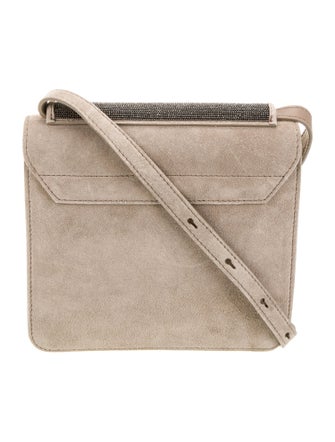 Brunello Cucinelli Suede Shoulder Bag