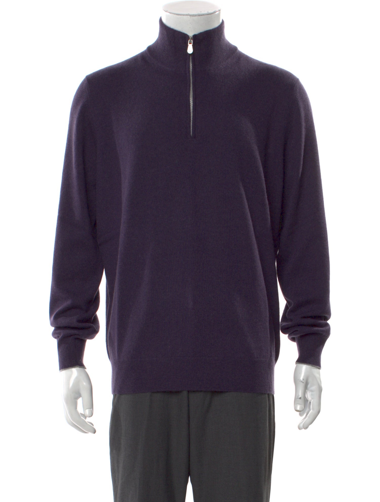 Brunello Cucinelli Cashmere Turtleneck Polo Sweater w/ Tags