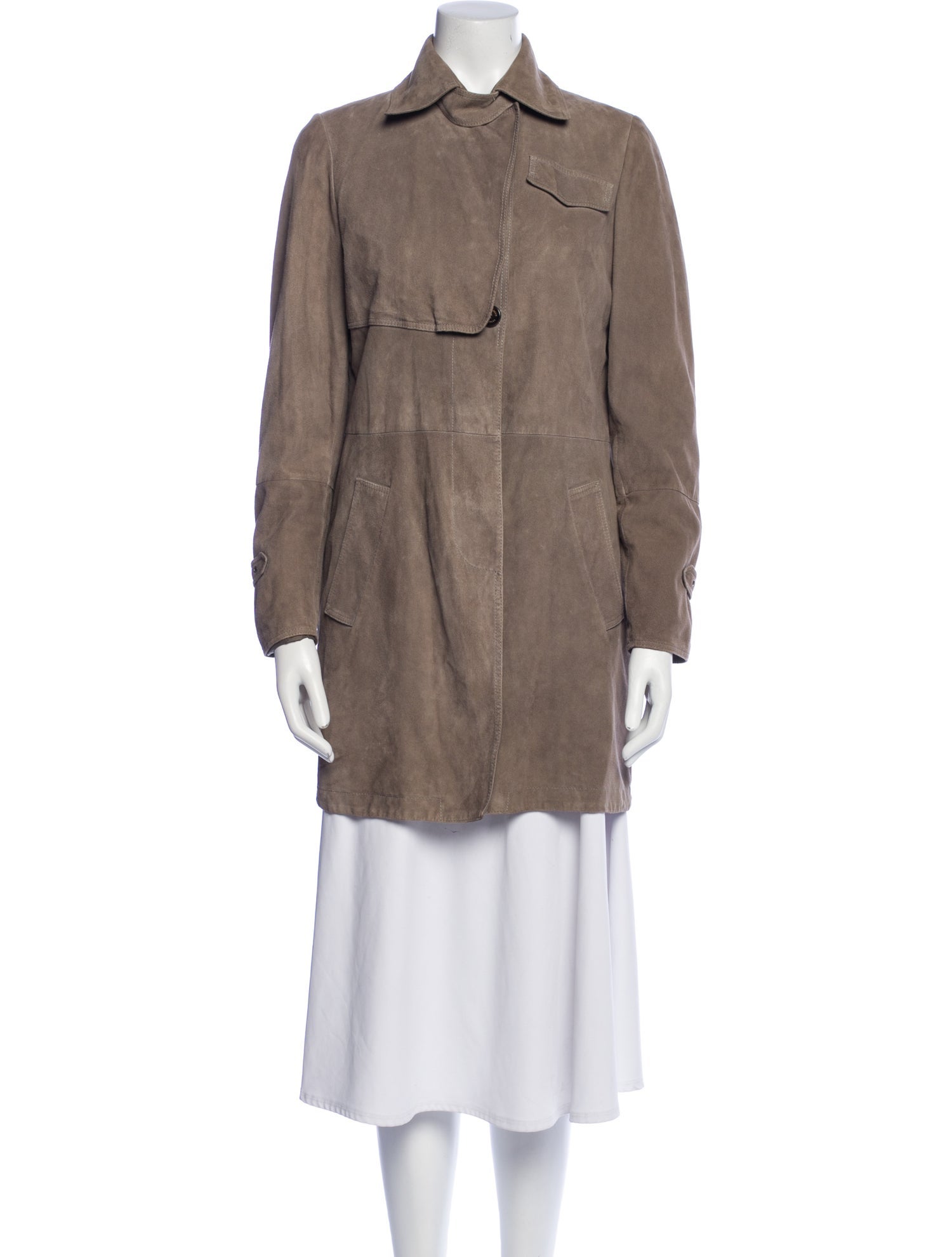 Brunello Cucinelli Leather Coat