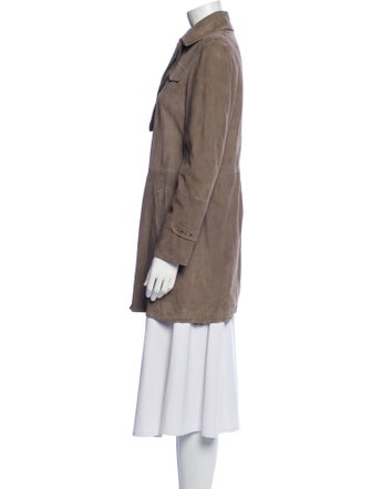 Brunello Cucinelli Leather Coat