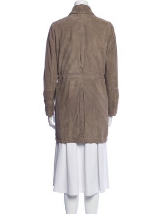 Brunello Cucinelli Leather Coat