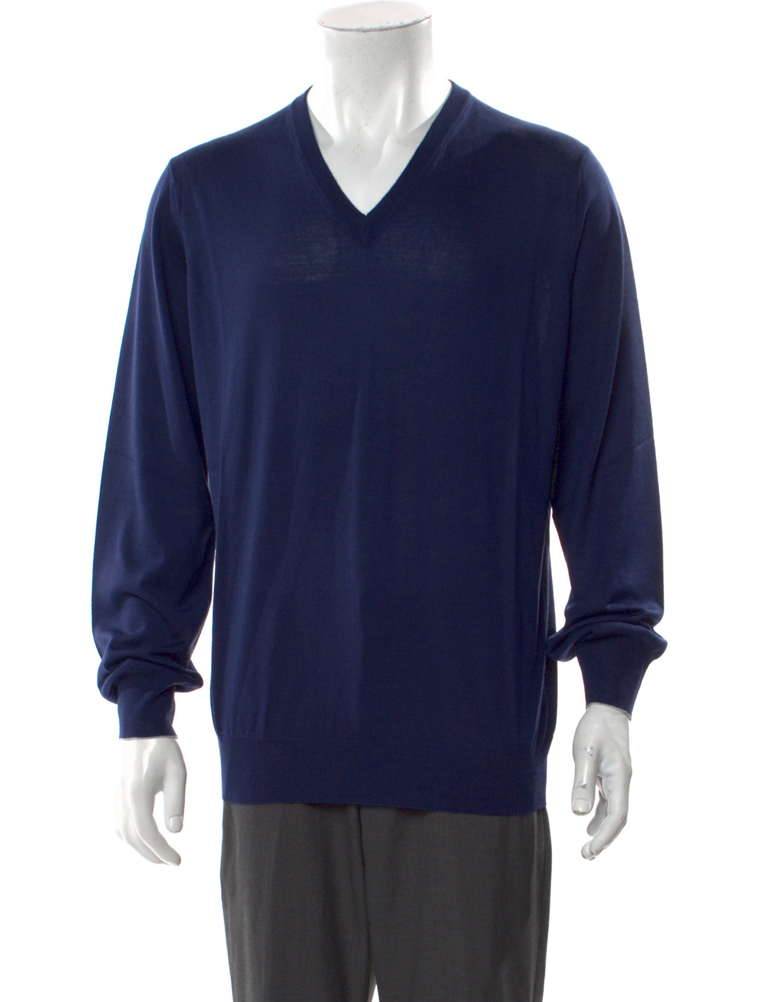 Brunello Cucinelli Virgin Wool V-Neck Pullover w/ Tags