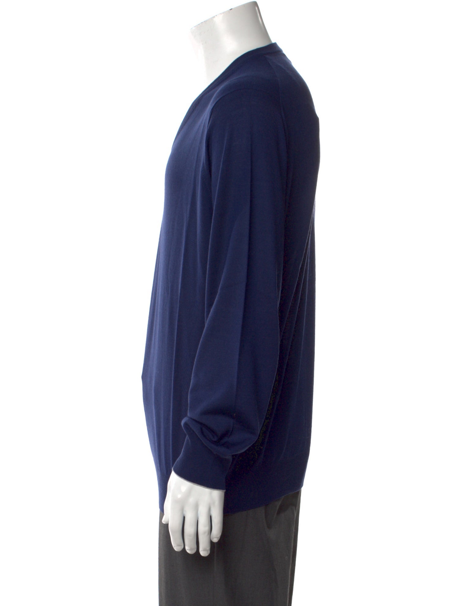 Brunello Cucinelli Virgin Wool V-Neck Pullover w/ Tags