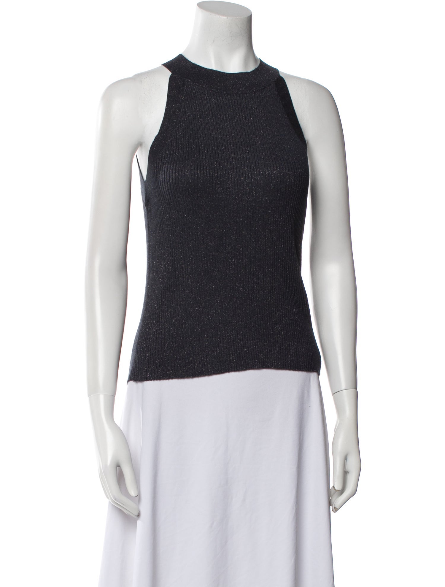 Brunello Cucinelli Crew Neck Sleeveless Top w/ Tags