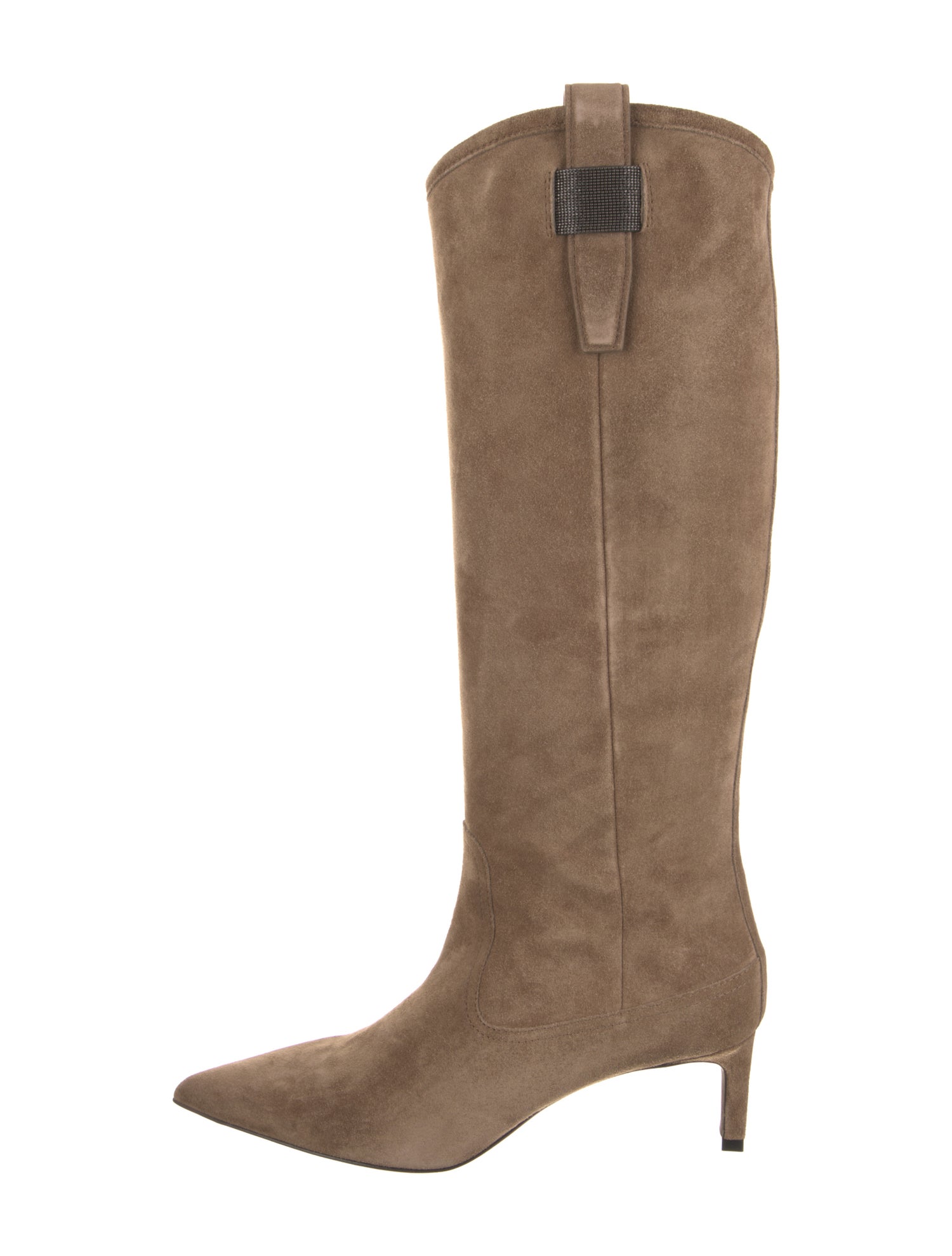 Brunello Cucinelli Monili Suede Boots w/ Tags