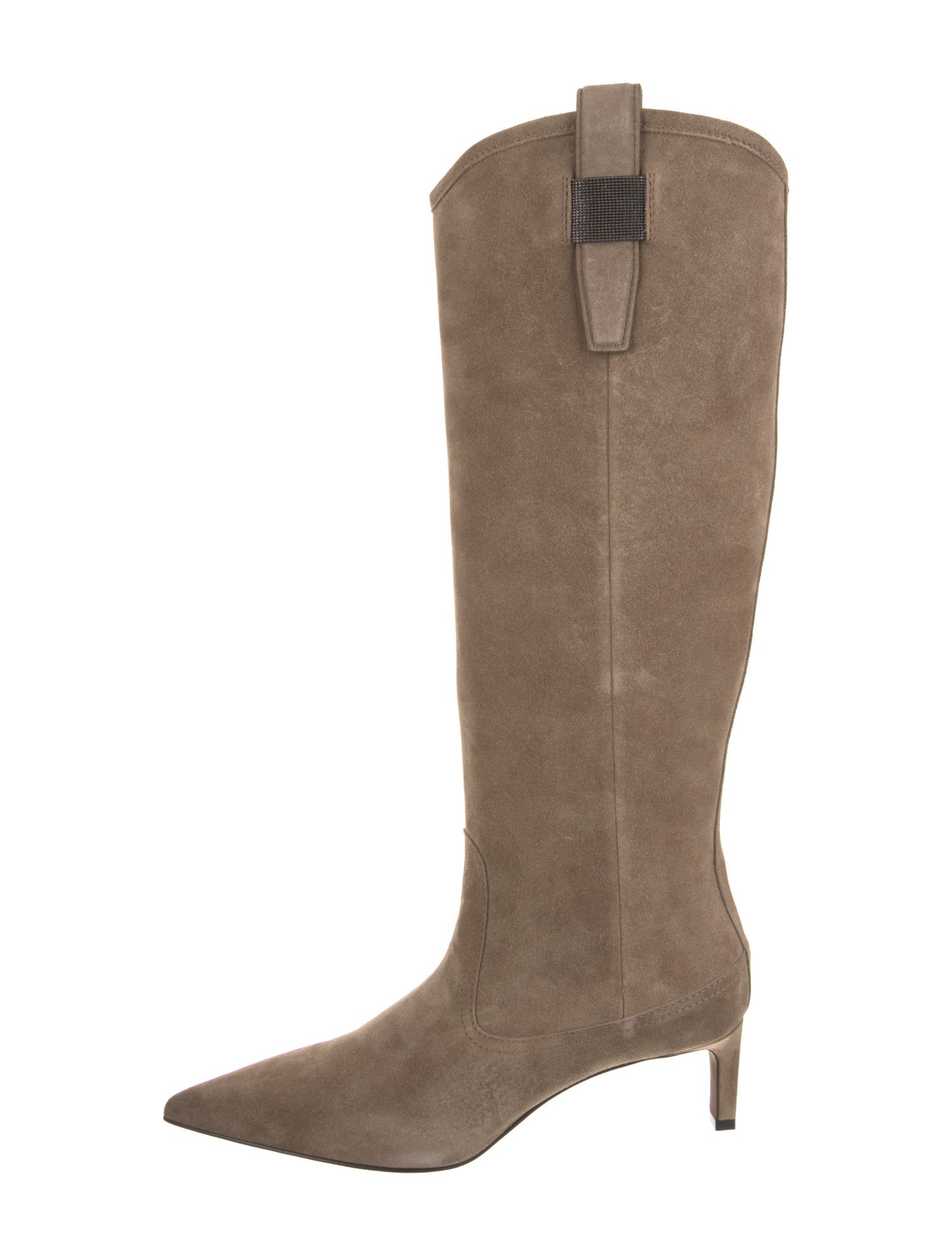 Brunello Cucinelli Monili Suede Boots w/ Tags