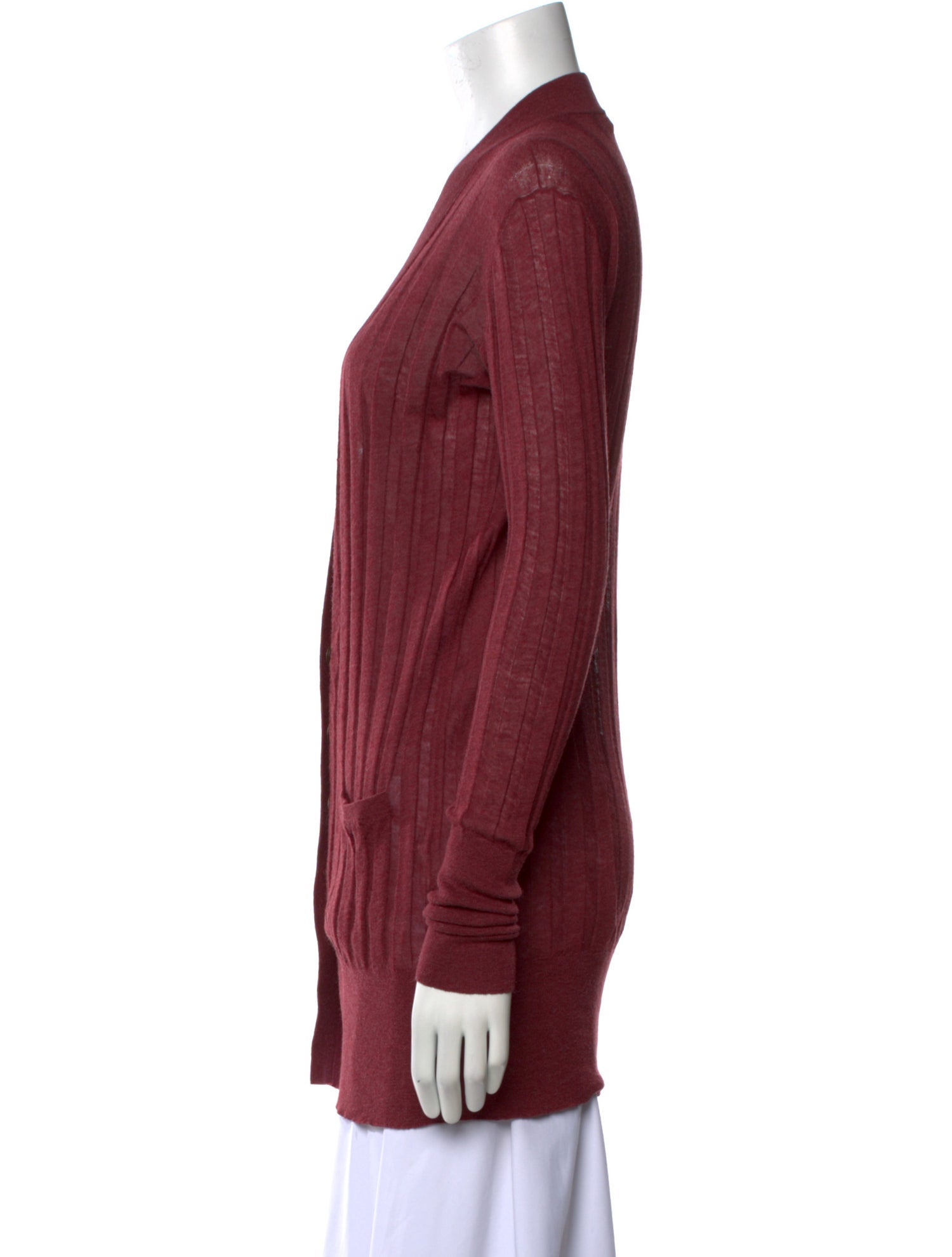 Brunello Cucinelli Silk V-Neck Sweater