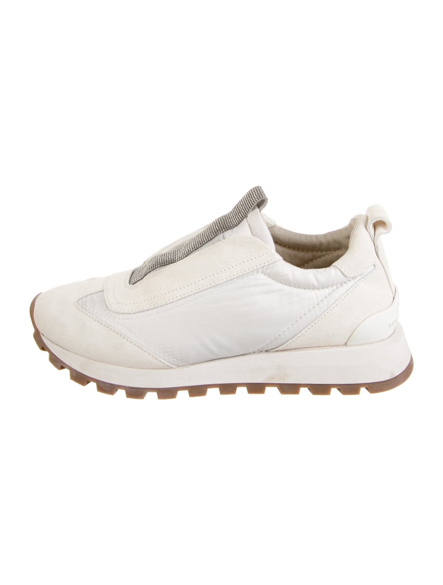 Brunello Cucinelli Monili Suede Sneakers