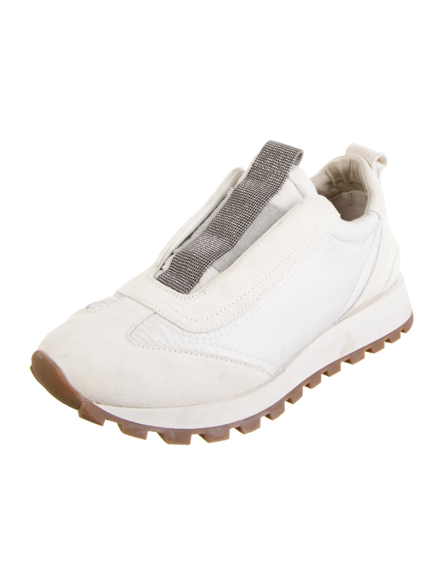 Brunello Cucinelli Monili Suede Sneakers