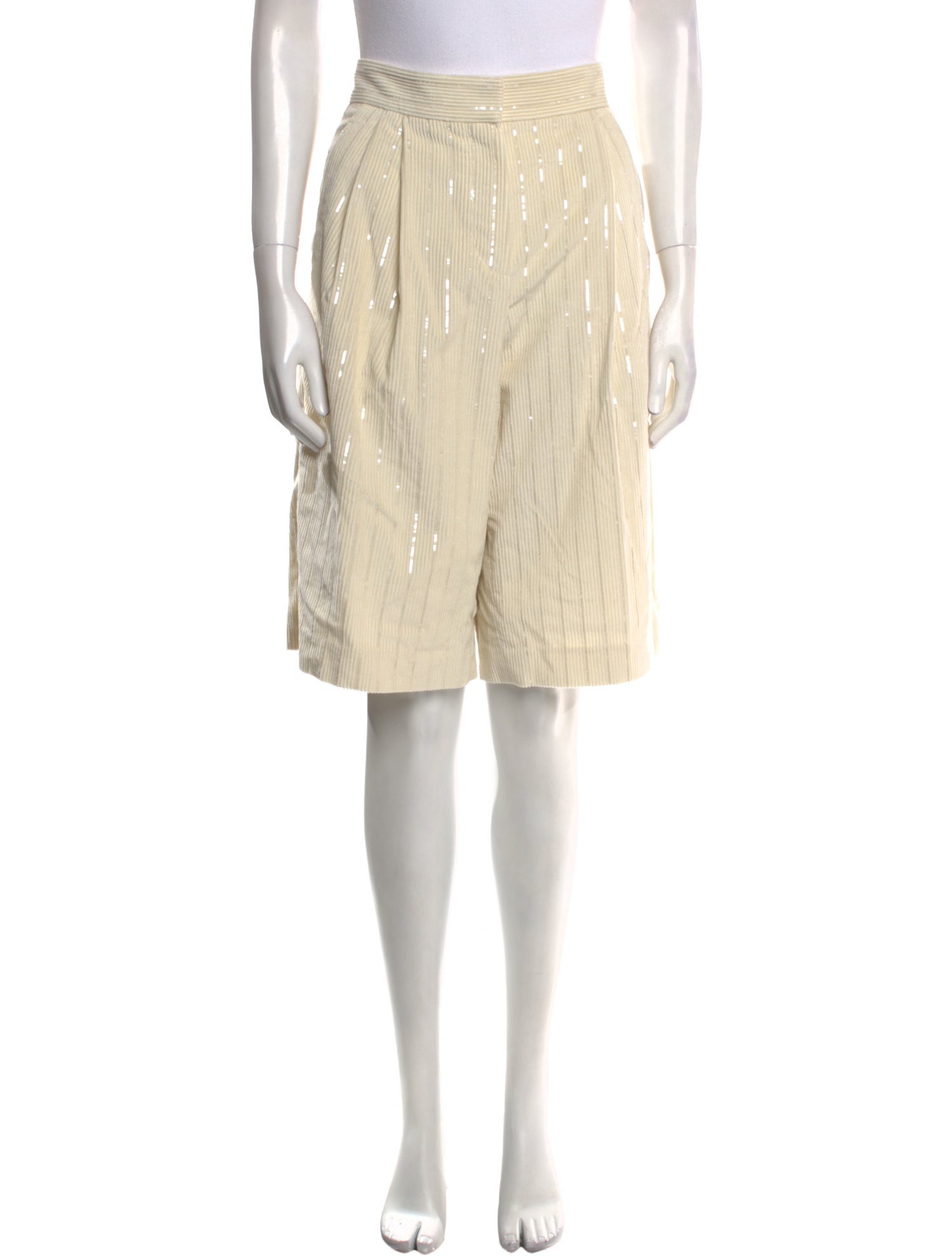 Brunello Cucinelli Striped Knee-Length Shorts w/ Tags