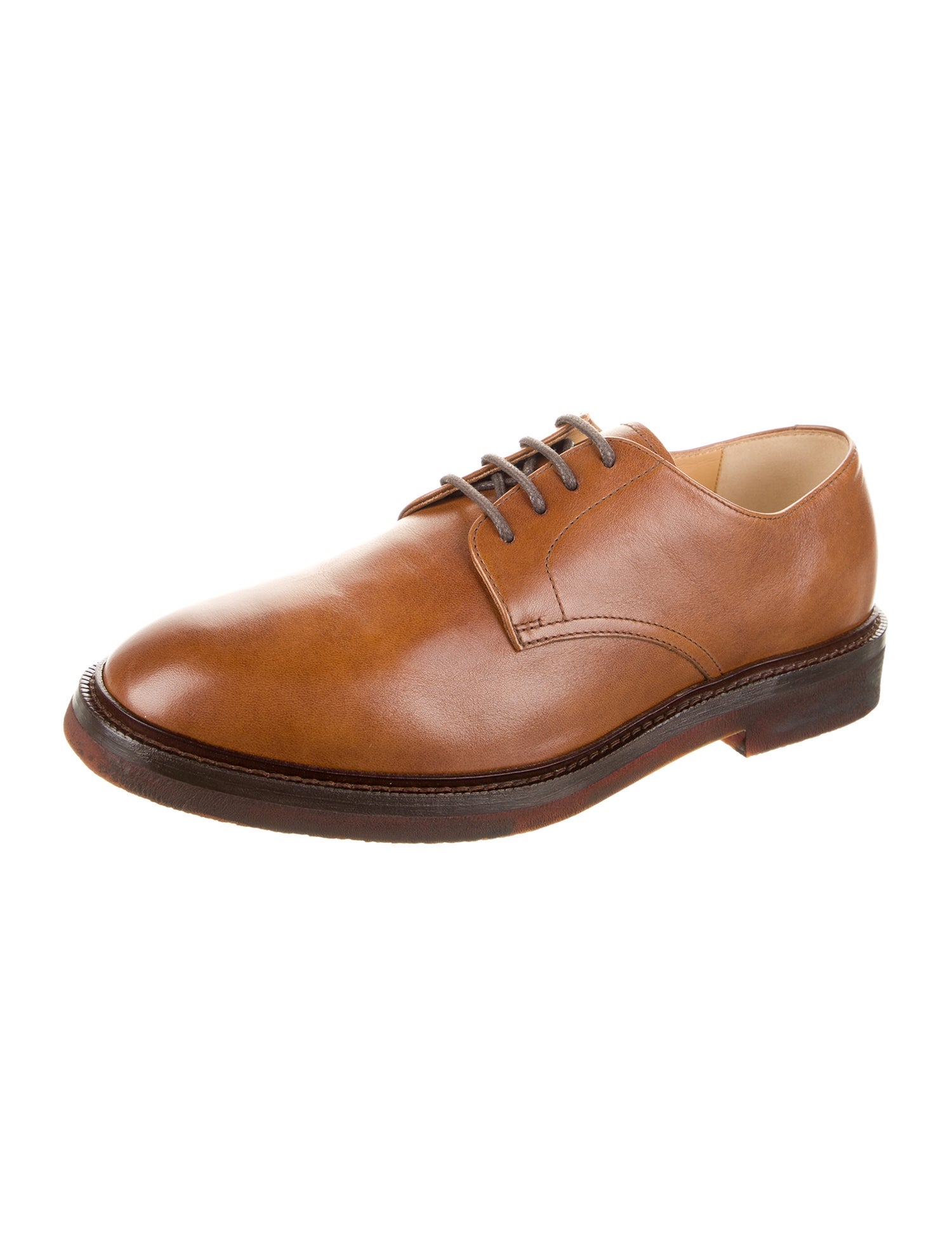 Brunello Cucinelli Leather Derby Shoes w/ Tags