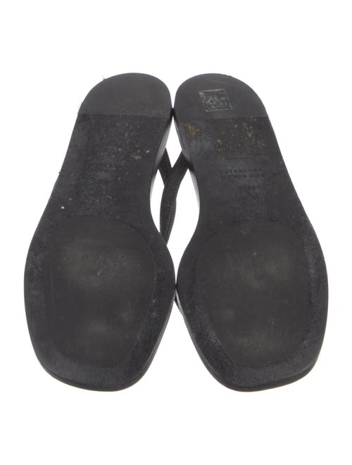 Brunello Cucinelli Monili Leather Flip Flops