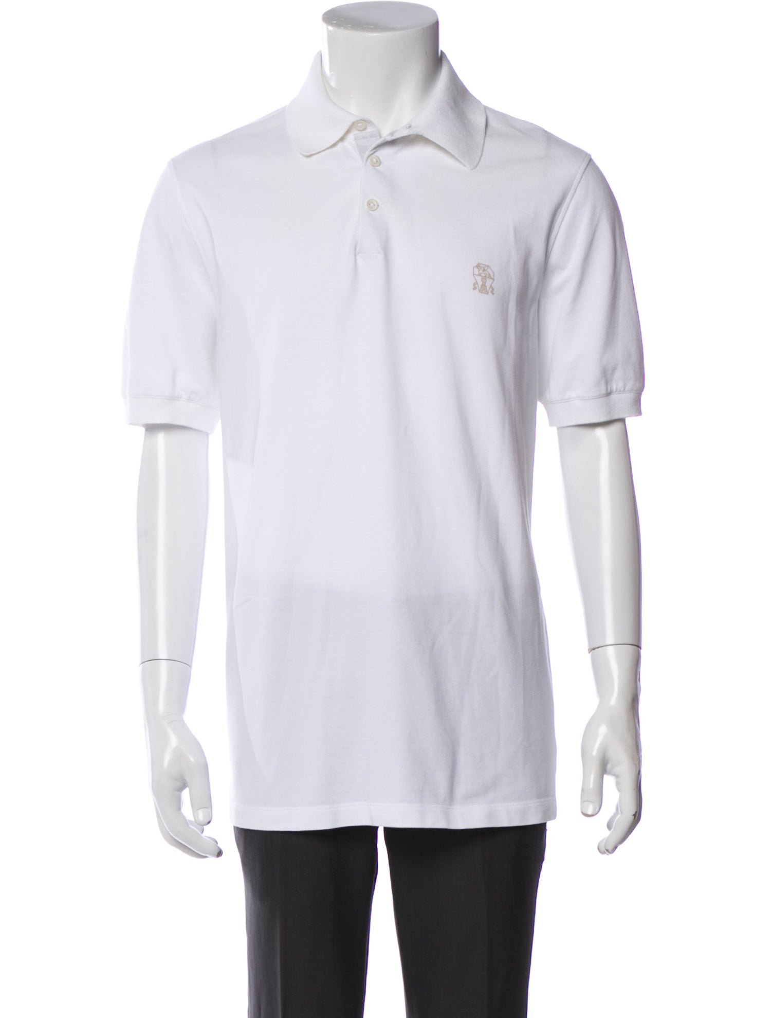 Brunello Cucinelli Collar Short Sleeve Polo Shirt