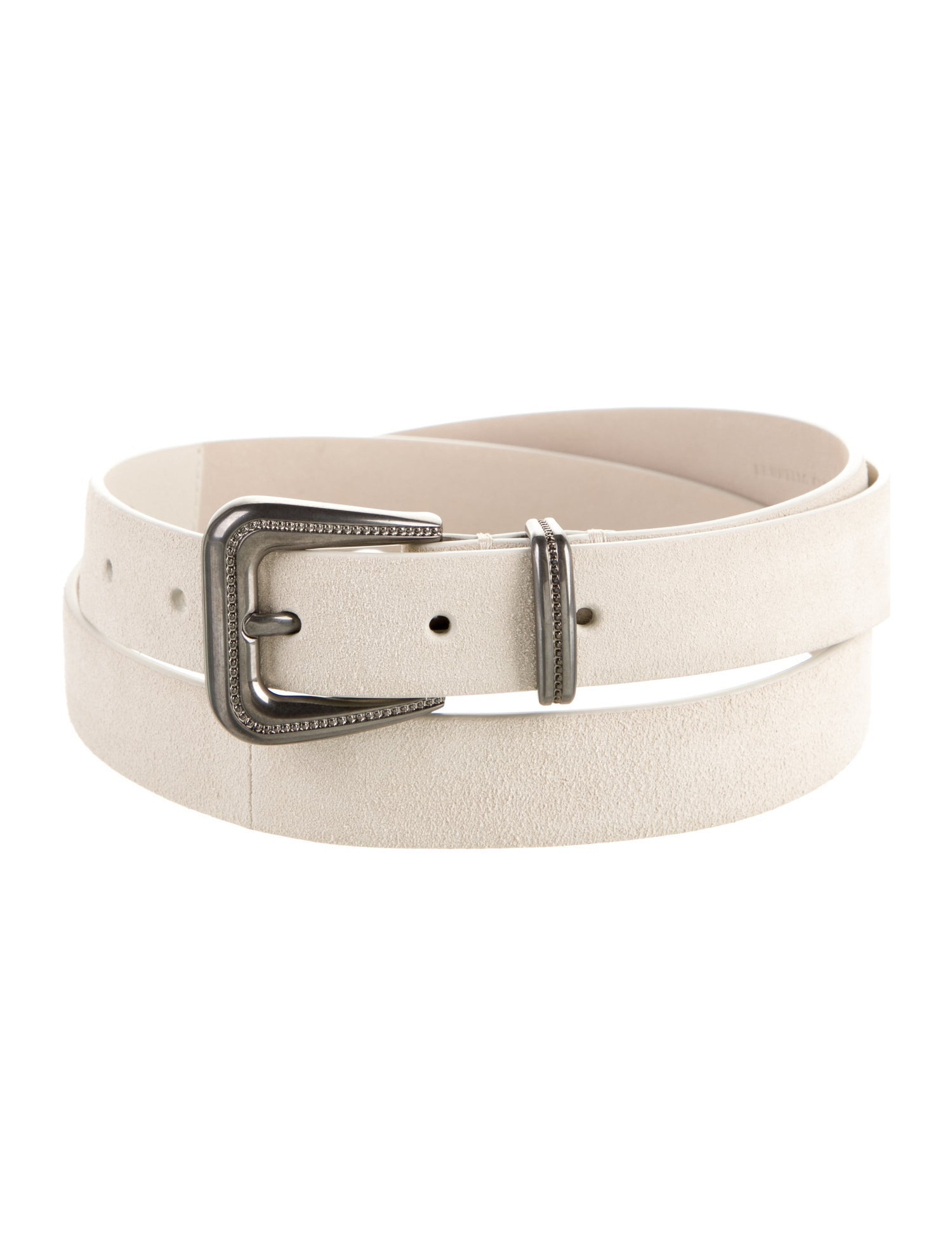 Brunello Cucinelli Skinny Suede Waist Belt