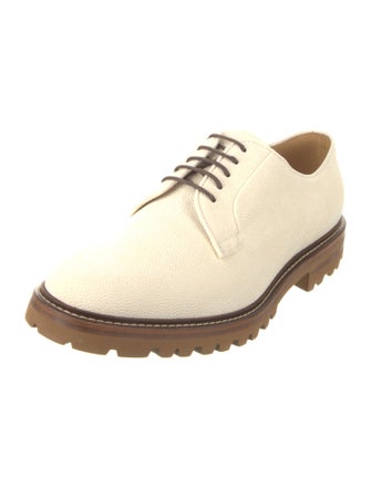 Brunello Cucinelli Leather Derby Shoes