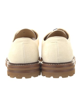 Brunello Cucinelli Leather Derby Shoes