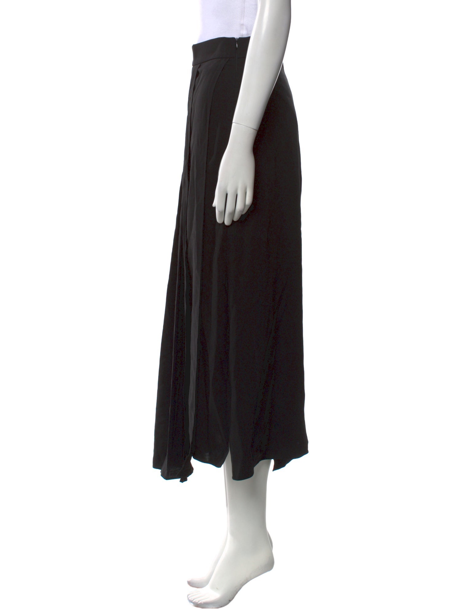 Brunello Cucinelli Wool Midi Length Skirt