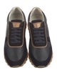 Brunello Cucinelli Suede Colorblock Pattern Sneakers