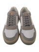 Brunello Cucinelli Suede Colorblock Pattern Sneakers