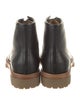 Brunello Cucinelli Leather Combat Boots