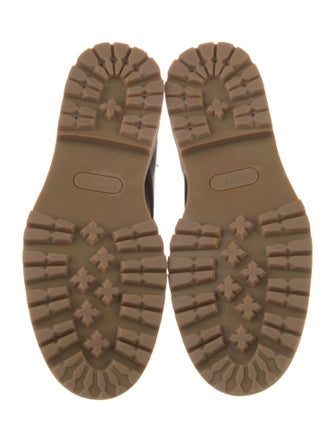 Brunello Cucinelli Leather Combat Boots