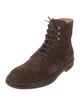 Brunello Cucinelli Suede Lace-Up Boots
