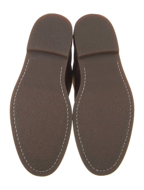 Brunello Cucinelli Suede Lace-Up Boots