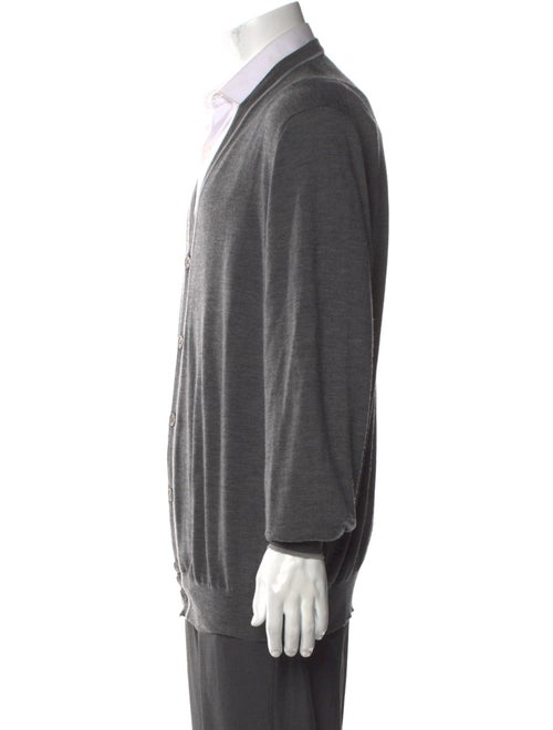 Brunello Cucinelli Virgin Wool V-Neck Cardigan