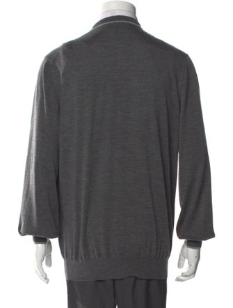 Brunello Cucinelli Virgin Wool V-Neck Cardigan