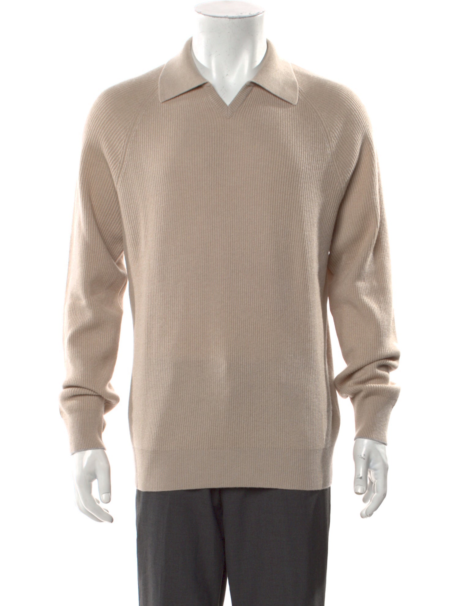 Brunello Cucinelli Cashmere Collar Polo Sweater w/ Tags
