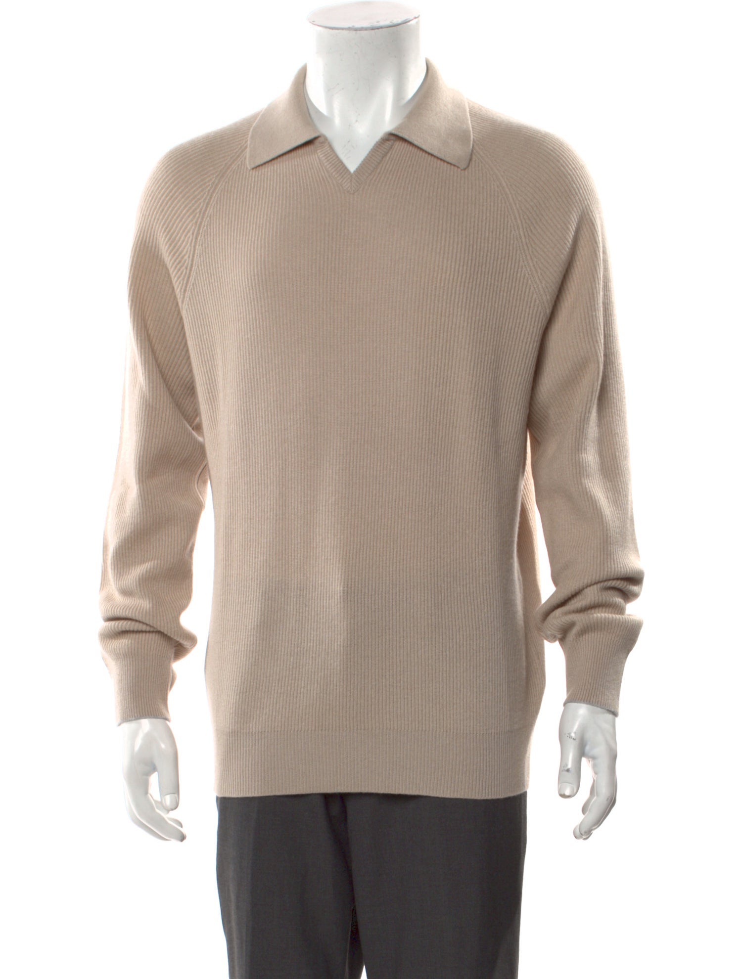 Brunello Cucinelli Cashmere Collar Polo Sweater w/ Tags