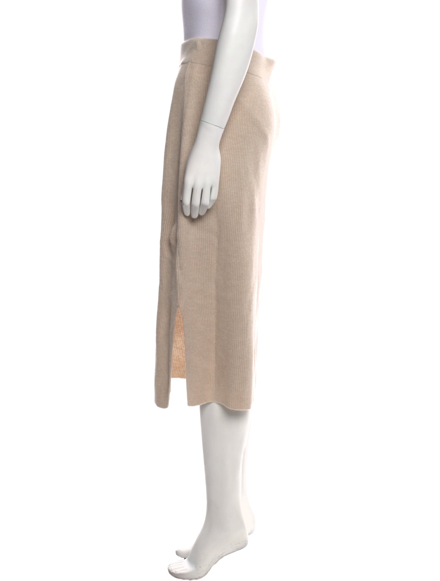 Brunello Cucinelli Virgin Wool Knee-Length Skirt