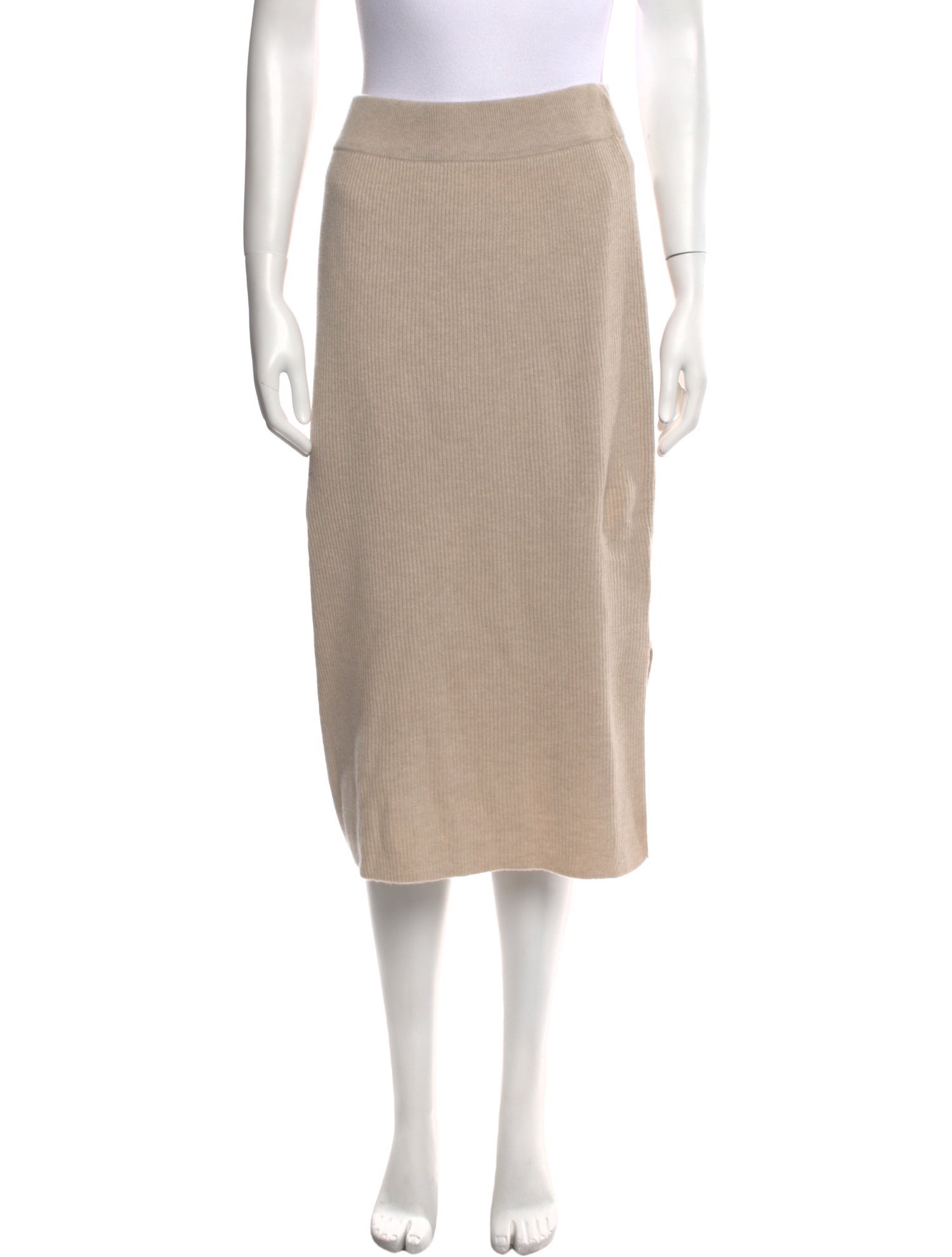 Brunello Cucinelli Virgin Wool Midi Length Skirt